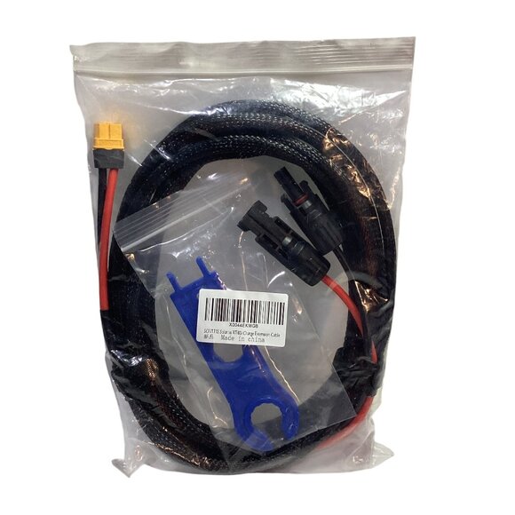 10ft 12 AWG XT60 Female to Solar Connector Solar Panel Extension Charging Cable - Picture 2 of 4